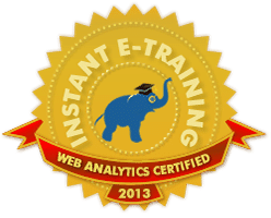 web analytics certified