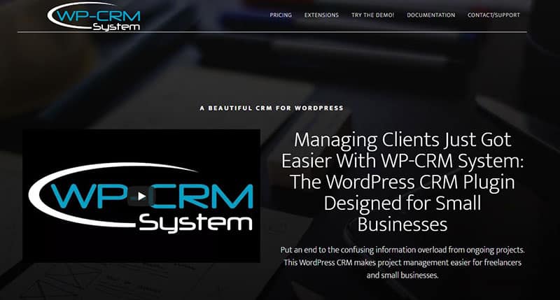 WP CRM System