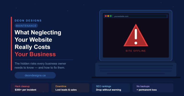 What Neglecting Your Website Really Costs Your Business